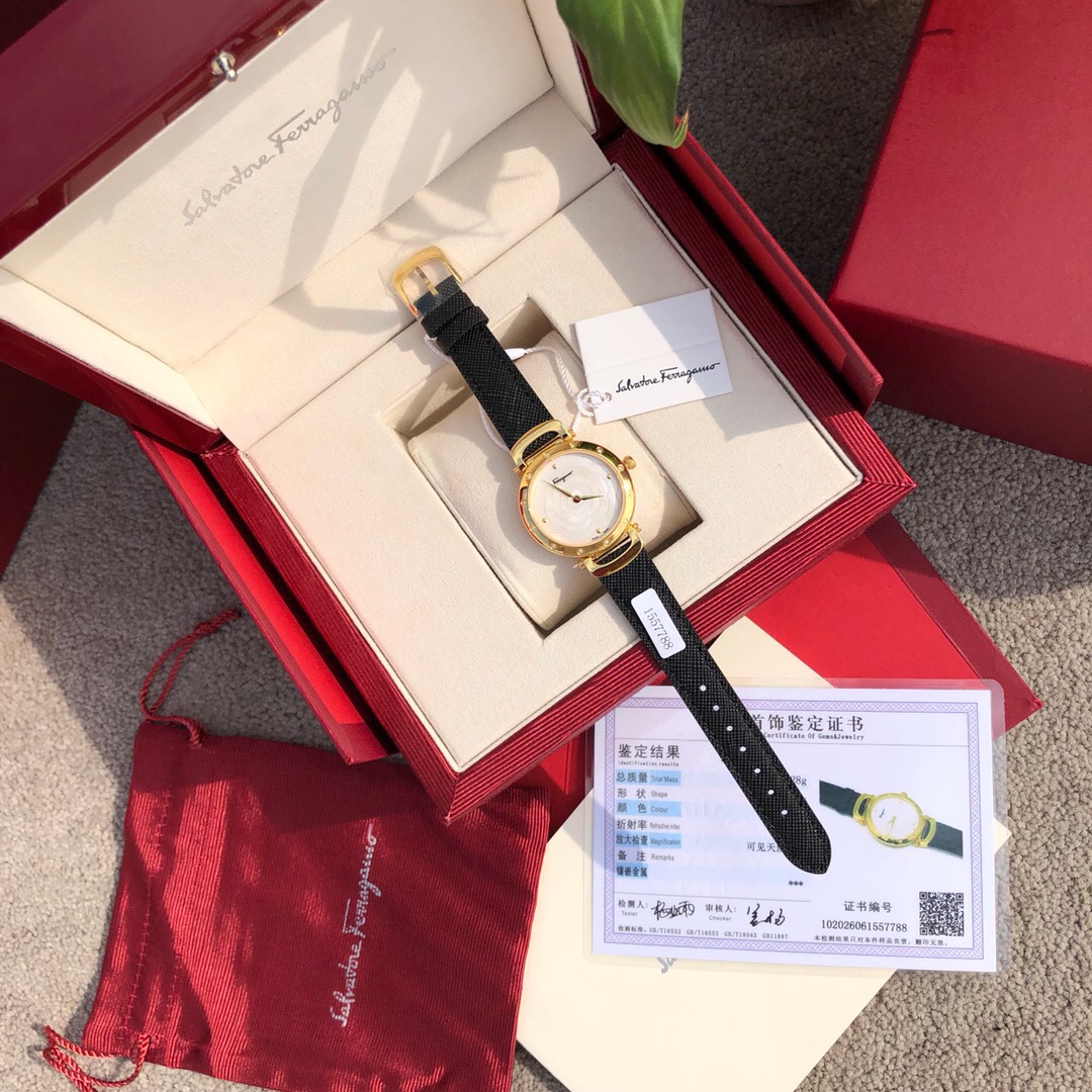 6990368813f7c6af5a073e90 Ferragamo STYLE Series Diamond-Set Quartz Watch for Women (Exclusive New Release)