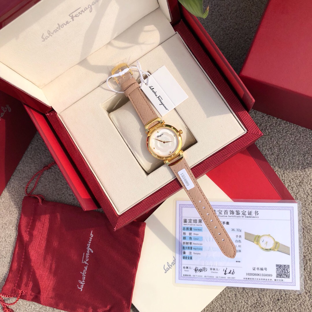 6990368813f7c6af5a073ea2 Ferragamo STYLE Series Diamond-Set Ladies' Quartz Watch (Exclusive New Model)